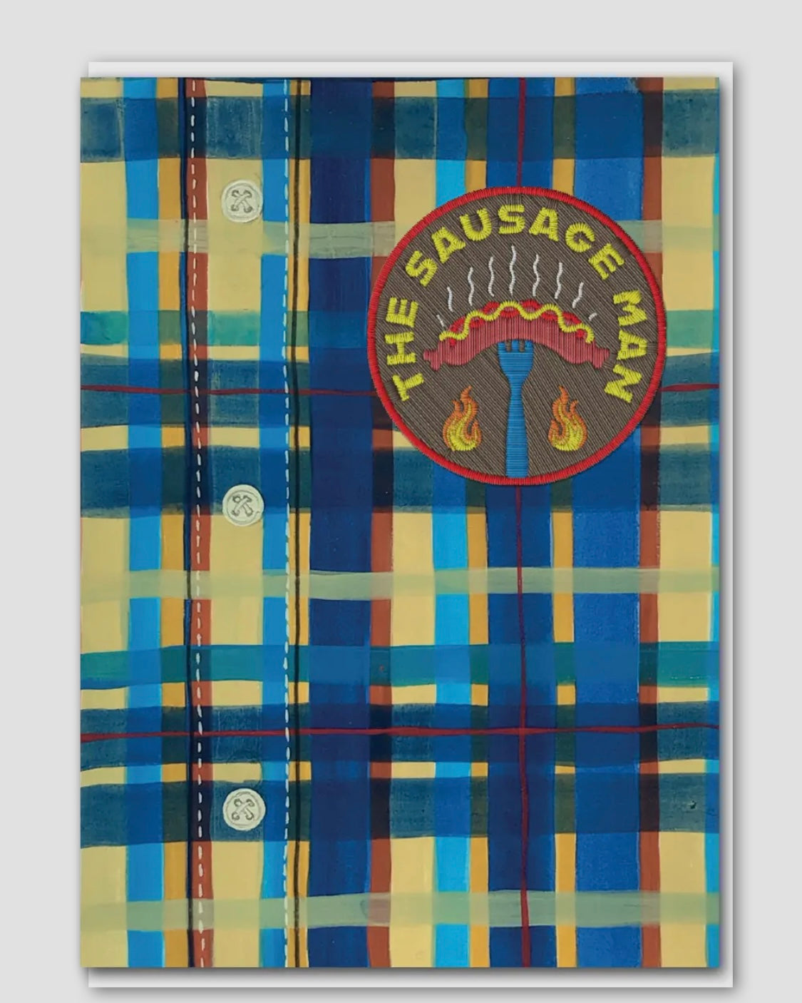 The Sausage Man Card-Objectables-My Beautiful Caravan