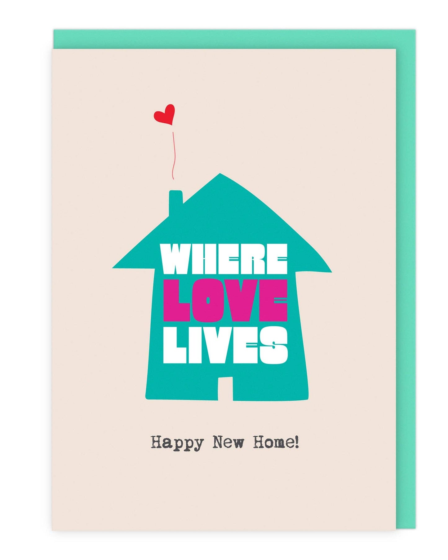 Where Loves Lives New Home Card