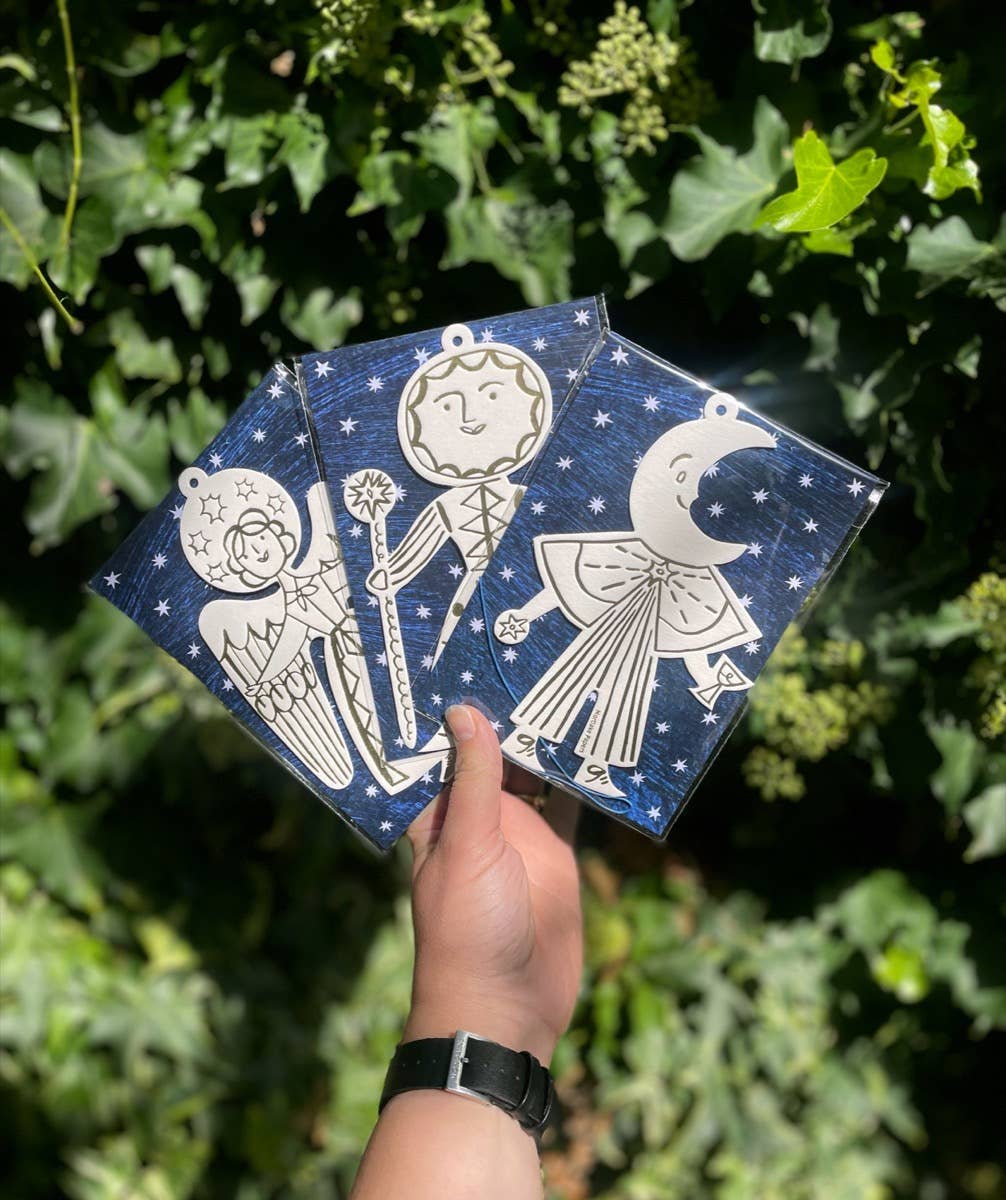 Moon Folk Ornament
