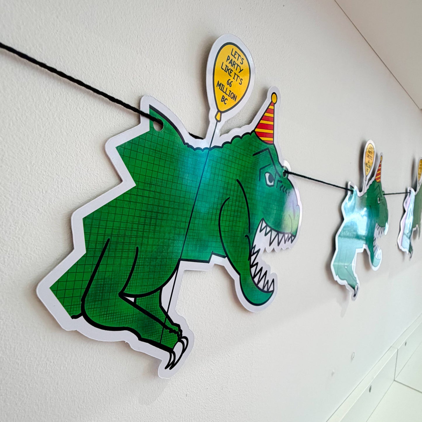 T Rex Party Garland