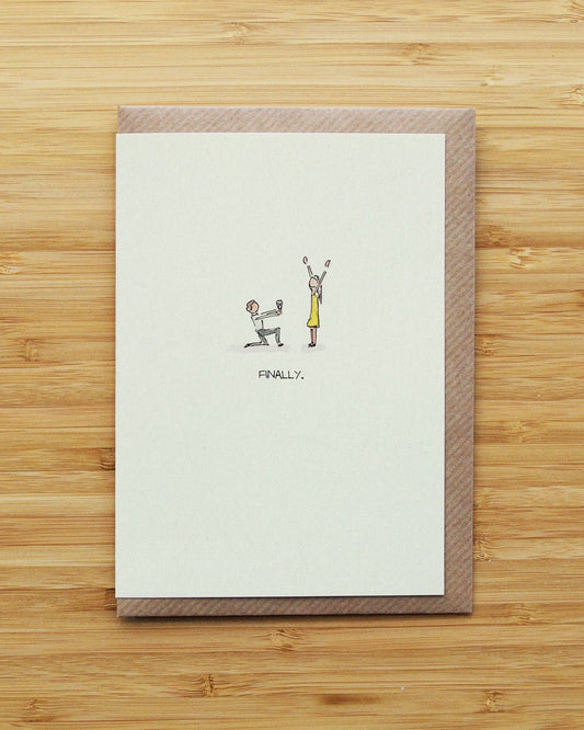Finally Engaged Card