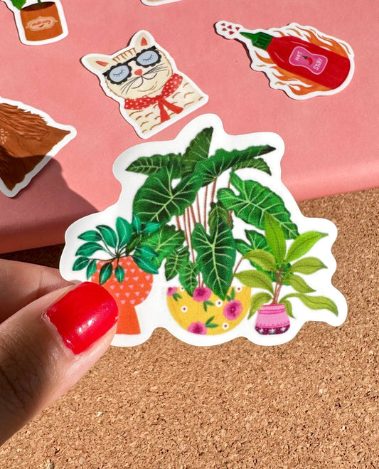House Plant Vinyl Sticker