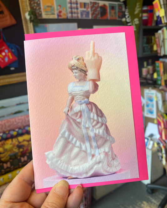 Finger Lady Card