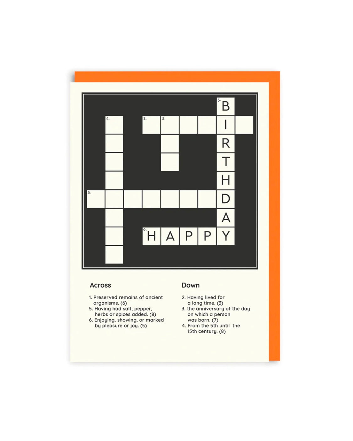 Crossword Birthday Card-Ohh Deer-My Beautiful Caravan