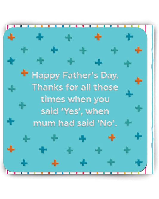 Saying Yes Father’s Day Card-Brainbox Candy-My Beautiful Caravan