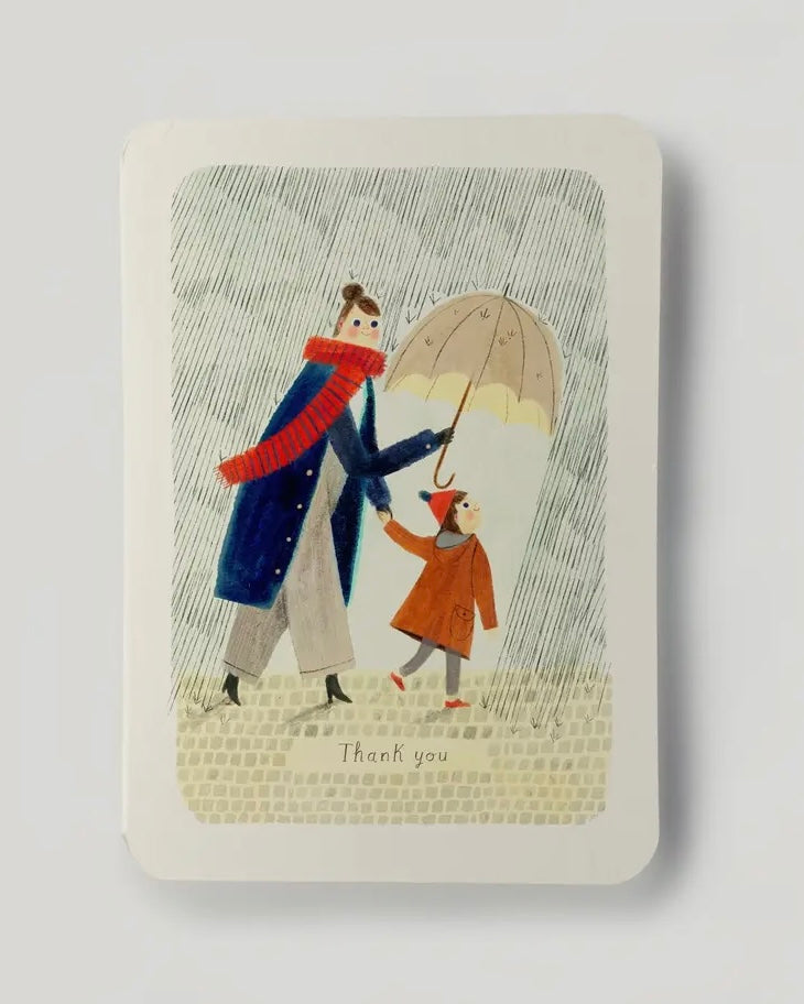 Thank You Umbrella Greetings Card-Oldfield Design Co-My Beautiful Caravan
