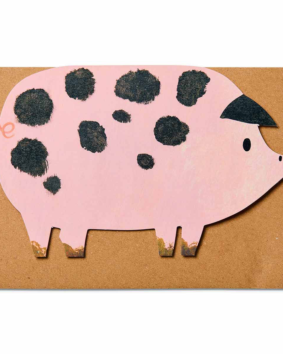 Spotty Pig Card