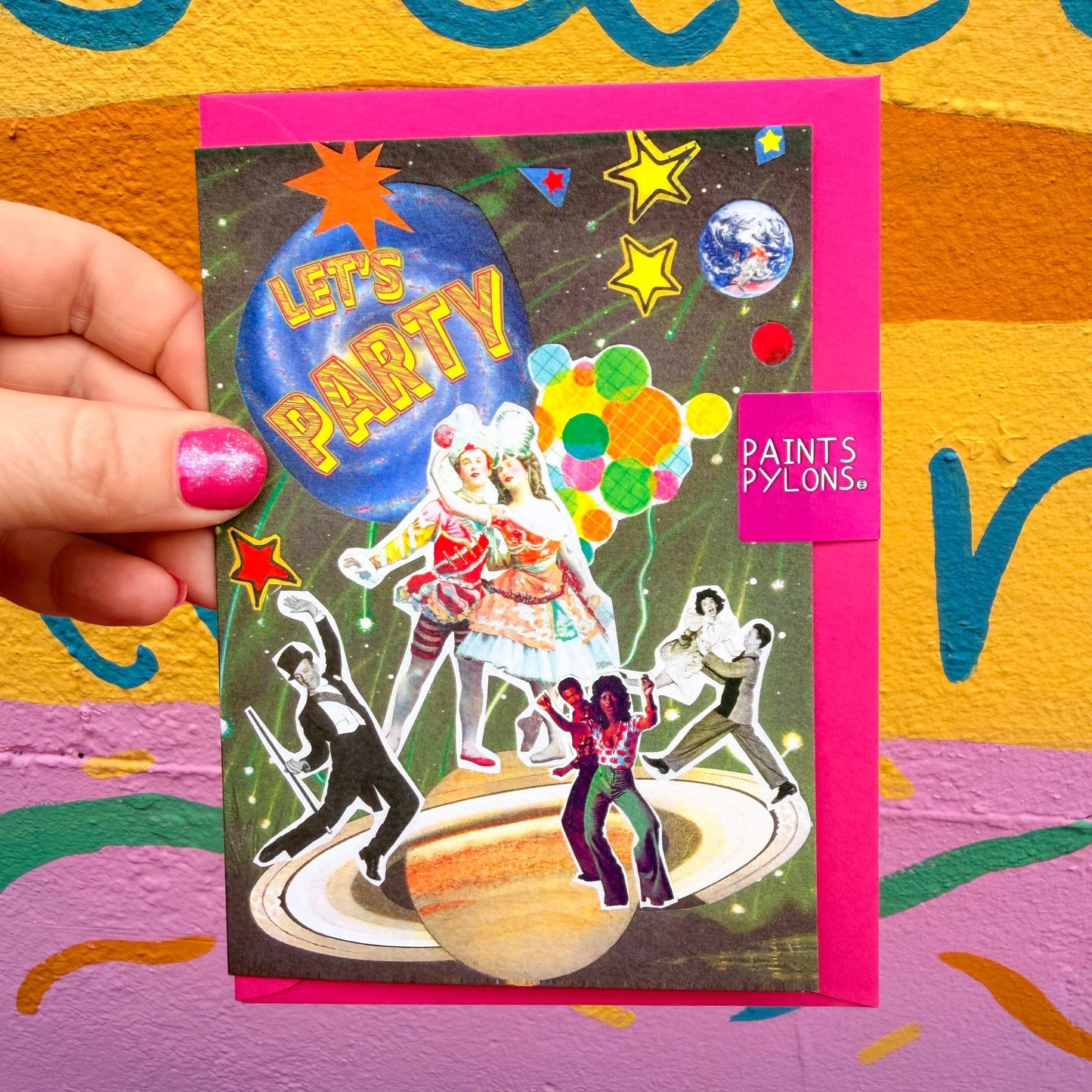 Space Party Card