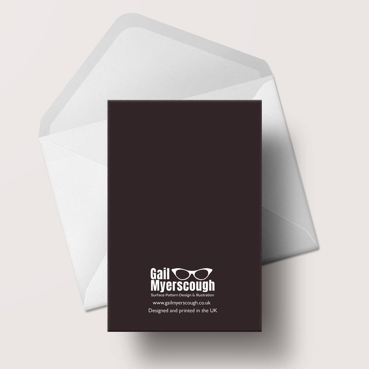 45 Record Turntable Card