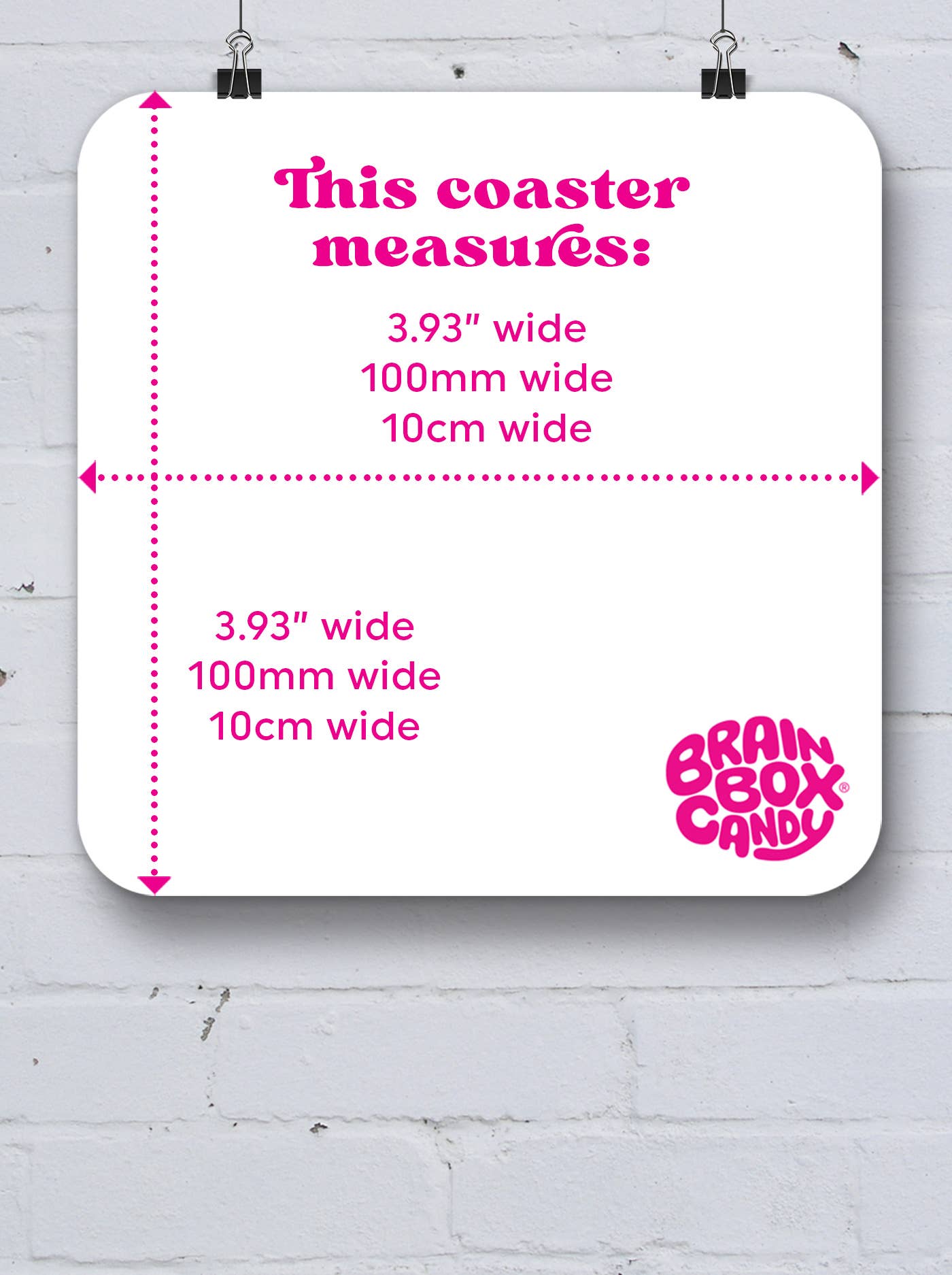 David Shrigley Coaster - Sorry I Fell Asleep