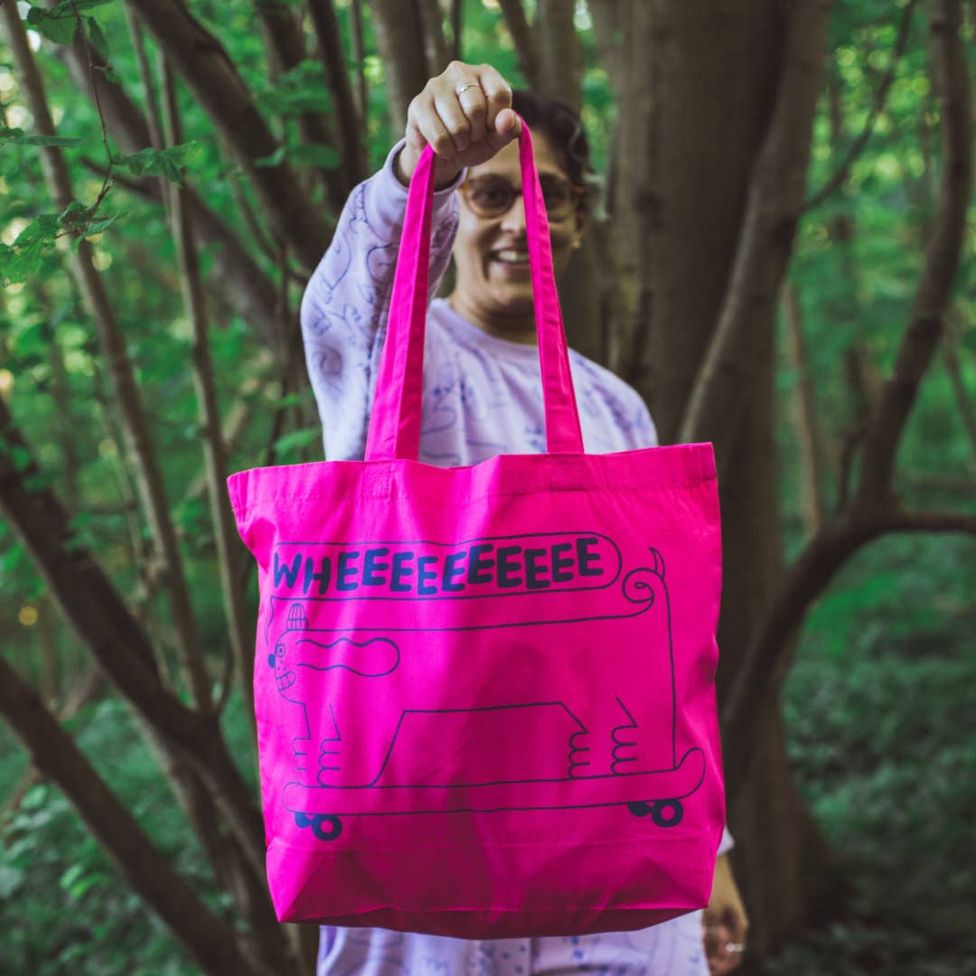Long Dog Organic Tote Bag