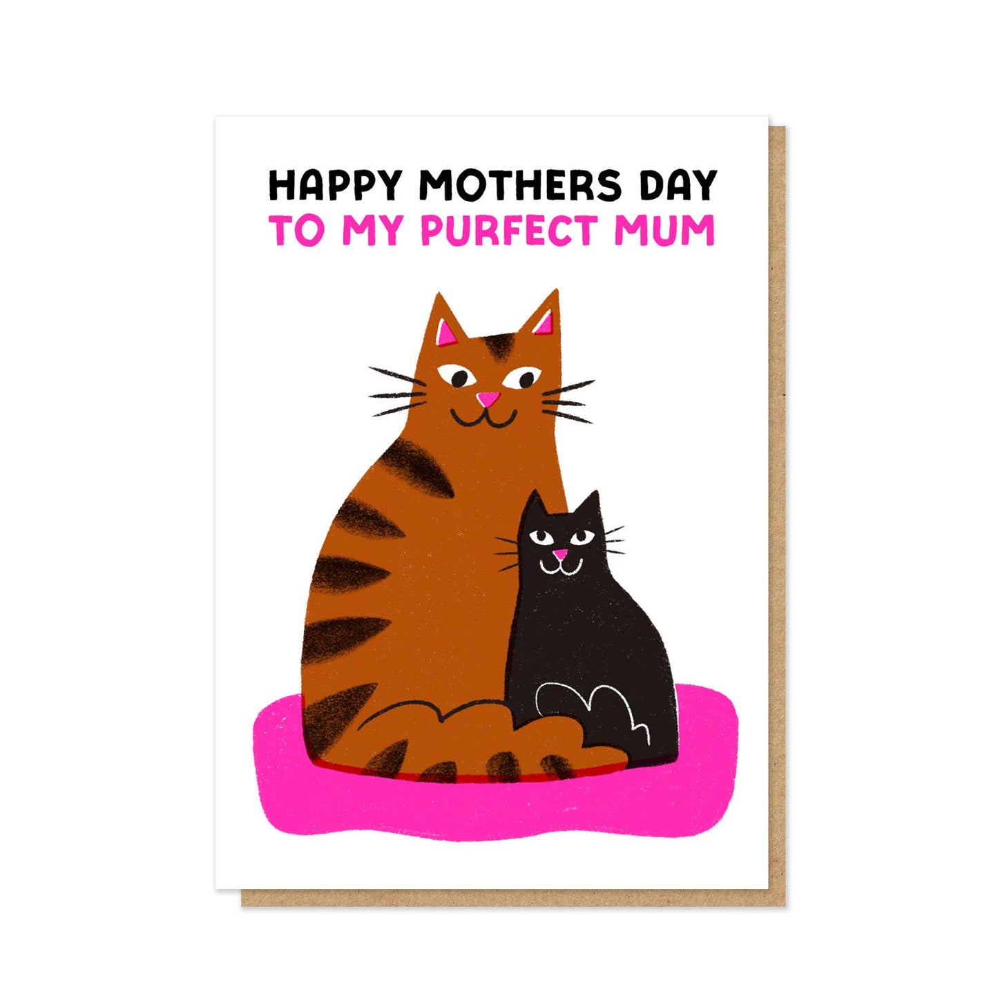Purfect Mum Mothers Day Letterpress Card